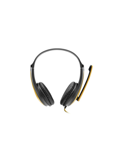 Canyon Auricular HSC-1 PC Mic Flat 2m Negro Amarillo