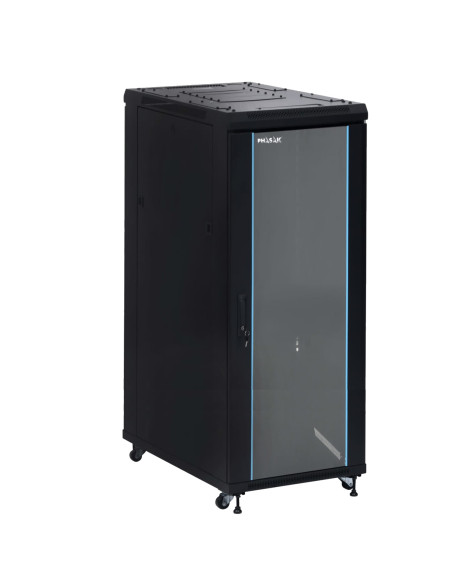 Phasak Armario Rack PRO 19" 37U 600 x 800 negro con ventilación - PHO 6837 (desmontado)