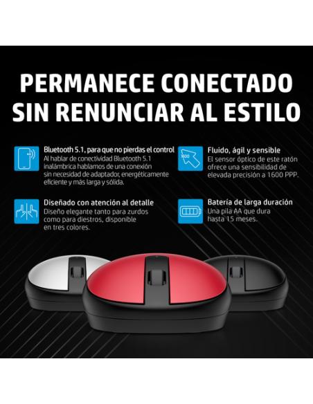 HP Ratón Bluetooth 240 rojo