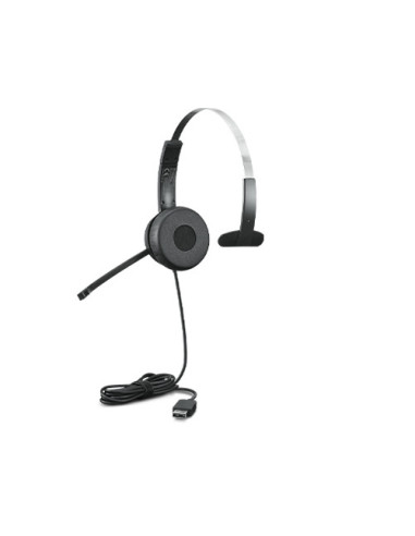 Lenovo 100 Mono Auriculares Alámbrico Diadema Oficina Centro de llamadas USB tipo A Negro