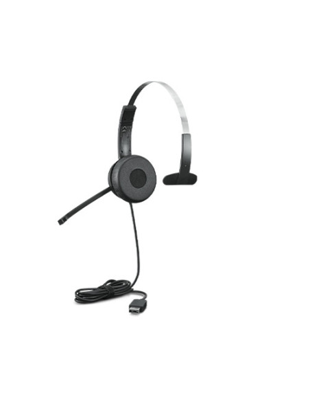 Lenovo 100 Mono Auriculares Alámbrico Diadema Oficina Centro de llamadas USB tipo A Negro