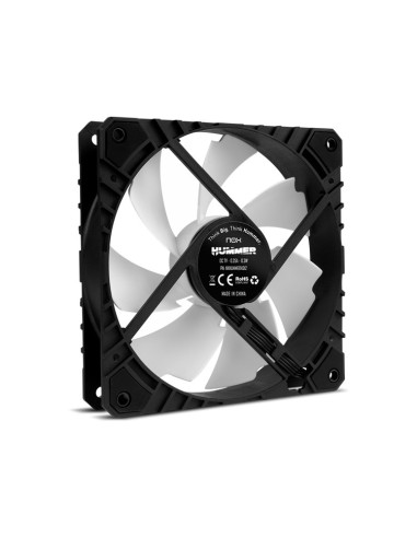 NOX Hummer H-FAN PRO Carcasa del ordenador Ventilador 12 cm Negro, Blanco
