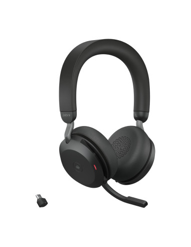Jabra Evolve2 75 Auriculares Inalámbrico y alámbrico Diadema Llamadas Música USB Tipo C Bluetooth Base de carga Negro