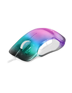 Mars Gaming MMGLOWW, Ratón Gaming RGB Chroma-Glow, Acabado Espejo, Ultraligero, 12800 DPI, Blanco 2