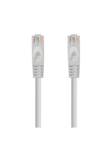 Nanocable Cable Red Latiguillo RJ45 LSZH CAT.6A UTP AWG24, Gris, 25 cm