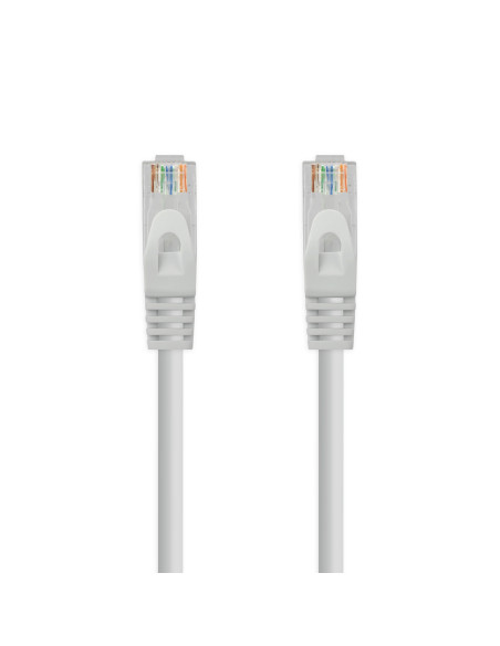 Nanocable Cable Red Latiguillo RJ45 LSZH CAT.6A UTP AWG24, Gris, 25 cm