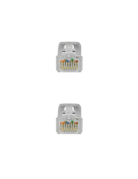 Nanocable Cable Red Latiguillo RJ45 LSZH CAT.6A UTP AWG24, Gris, 25 cm