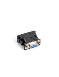 Lanberg AD-0012-BK cambiador de género para cable DVI-I VGA (D-Sub) Negro