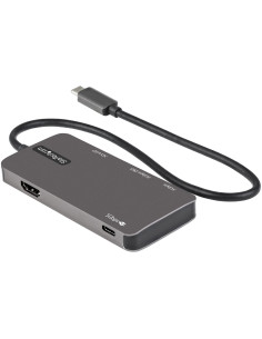 StarTech.com Adaptador Multipuertos USB C - USB C a HDMI de 4K - 100W de Entrega de Alimentación PD - SD - MicroSD - Hub Ladrón 2