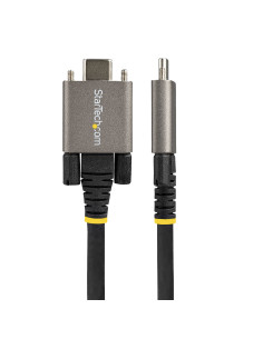 StarTech.com Cable de 1m USB-C con Tornillos Laterales de Fijación - 10Gbps - Cable USB Tipo C USB 3.1 3.2 Gen 2 - con Carga 2