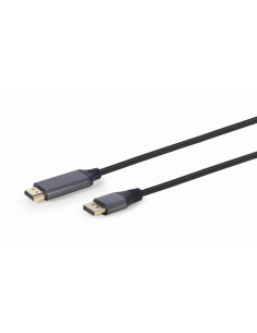 Gembird CC-DP-HDMI-4K-6 adaptador de cable de vídeo 1,8 m DisplayPort HDMI tipo A (Estándar) Negro 2