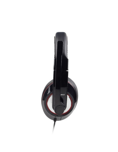 Gembird MHS-U-001 auricular y casco Auriculares Alámbrico Diadema Llamadas Música Negro