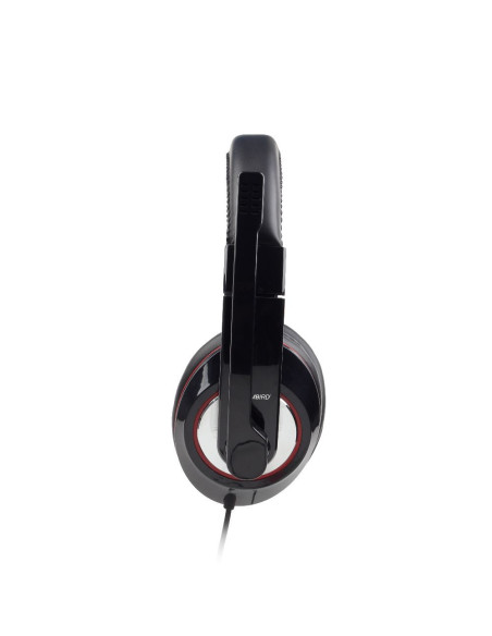 Gembird MHS-U-001 auricular y casco Auriculares Alámbrico Diadema Llamadas Música Negro