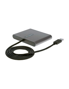 StarTech.com Adaptador USB 3.0 a 4 Puertos HDMI - Tarjeta Gráfica y de Vídeo Externa - Dongle Llave USB-A a 4x HDMI - 1080p a 2