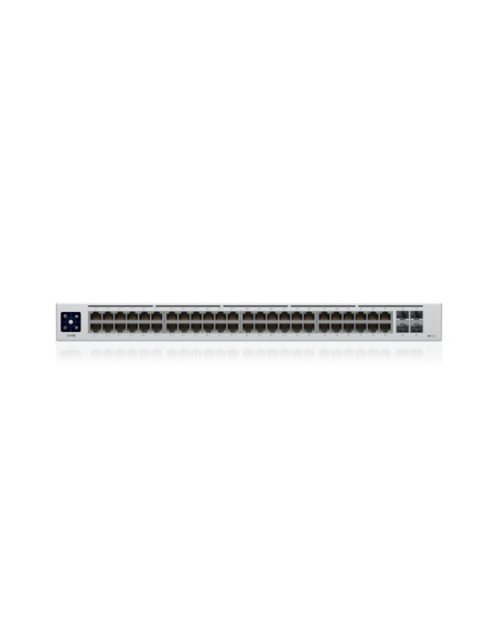 Ubiquiti UniFi USW-48-POE switch Gestionado L2 Gigabit Ethernet (10 100 1000) Energía sobre Ethernet (PoE) 1U Acero inoxidable