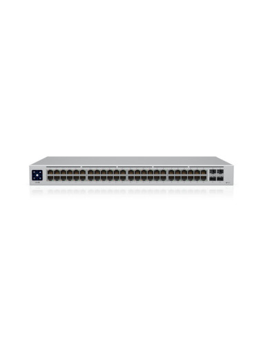 Ubiquiti UniFi USW-48-POE switch Gestionado L2 Gigabit Ethernet (10 100 1000) Energía sobre Ethernet (PoE) 1U Acero inoxidable