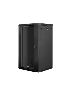 Lanberg WF01-6622-10B armario rack 22U Bastidor de pared Negro