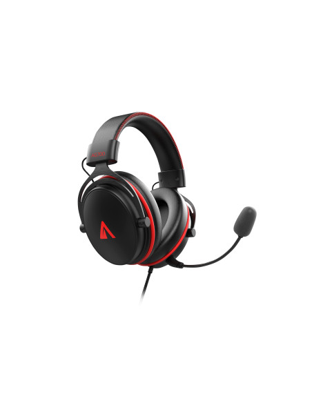 ABYSM AG700 Pro 7.1 Black Auriculares Alámbrico Diadema Juego Negro, Rojo