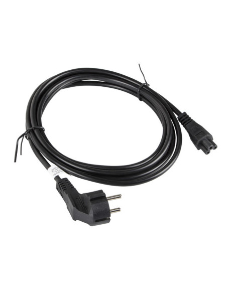 Lanberg CA-C5CA-11CC-003-BK cable de transmisión Negro 3 m C5 acoplador CEE7 7