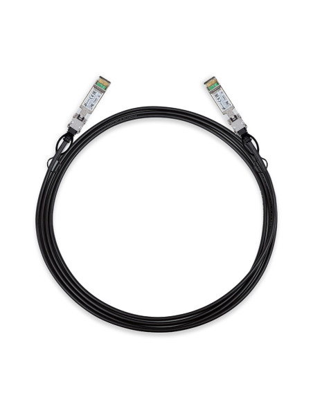 TP-Link TL-SM5220-3M Cable de fibra óptica e InfiniBand SFP+ DAC Negro