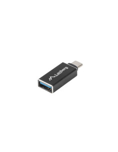 Lanberg AD-UC-UA-02 cambiador de género para cable USB 3.0 Type C USB 3.0 Type A Negro 2