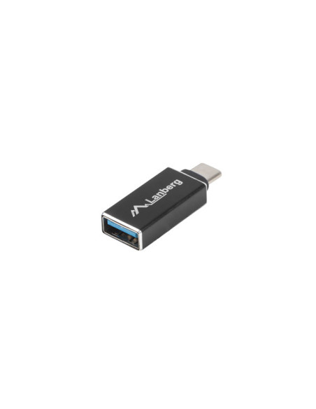Lanberg AD-UC-UA-02 cambiador de género para cable USB 3.0 Type C USB 3.0 Type A Negro
