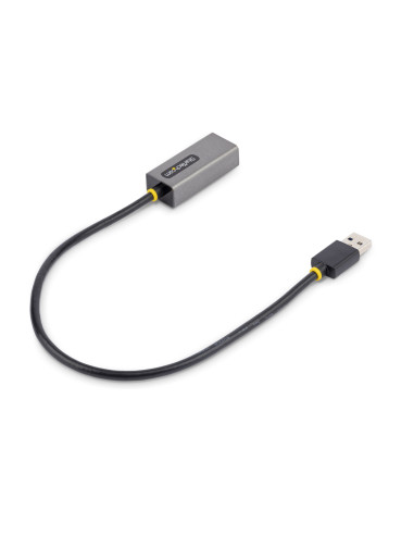 StarTech.com Adaptador USB 3.0 a Ethernet Gigabit de 10 100 1000 para Portátiles - con Cable Incorporado de 30cm - Adaptador