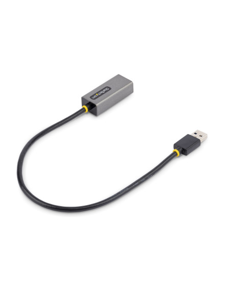 StarTech.com Adaptador USB 3.0 a Ethernet Gigabit de 10 100 1000 para Portátiles - con Cable Incorporado de 30cm - Adaptador