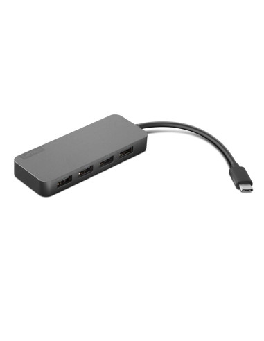 Lenovo 4X90X21427 base para portátil y replicador de puertos USB 3.2 Gen 2 (3.1 Gen 2) Type-C Gris