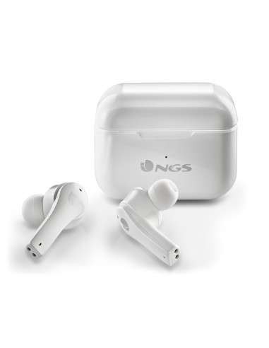 NGS ARTICA BLOOM Auriculares Inalámbrico Dentro de oído Llamadas Música USB Tipo C Bluetooth Blanco