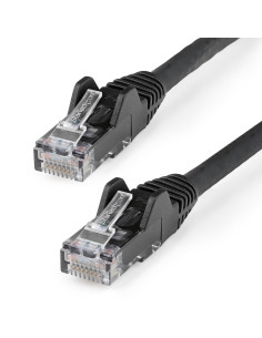 StarTech.com Cable Ethernet CAT6 de 1m - LSZH - Cable de Red de 10 Gigabits de 650MHz y PoE de 100W UTP sin Enganches