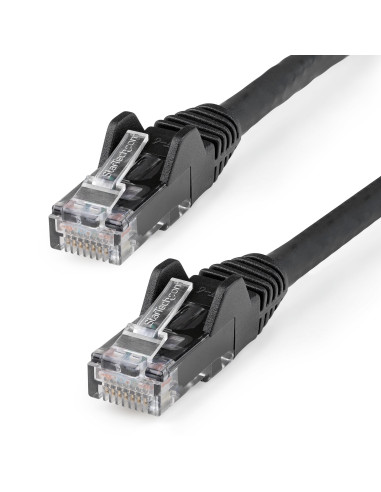 StarTech.com Cable Ethernet CAT6 de 1m - LSZH - Cable de Red de 10 Gigabits de 650MHz y PoE de 100W UTP sin Enganches