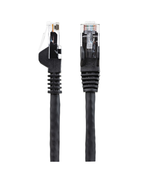 StarTech.com Cable Ethernet CAT6 de 1m - LSZH - Cable de Red de 10 Gigabits de 650MHz y PoE de 100W UTP sin Enganches