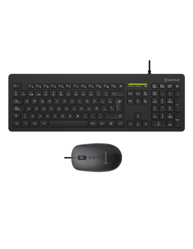 UNYKAch Kit Teclado + Ratón Combo Pro MK211 Slim