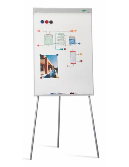 FAIBO Caballete metálico blanco 70x102 cm.