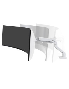 Ergotron HX Series 45-647-216 soporte para monitor 124,5 cm (49") Escritorio Blanco 2