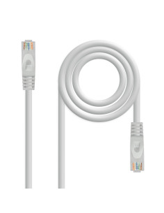 Nanocable Cable Red Latiguillo RJ45 LSZH CAT.6A UTP AWG24, Gris, 30 cm