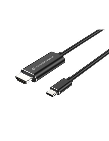 Conceptronic ABBY04B adaptador de cable de vídeo 2 m USB Tipo C HDMI