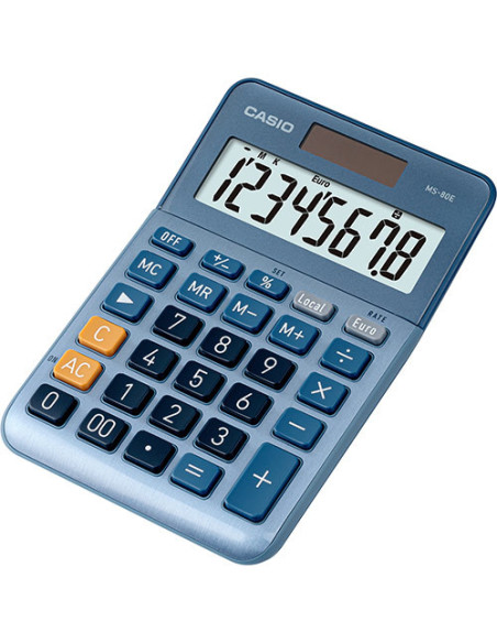 Casio MS-80E calculadora Bolsillo Calculadora financiera Azul