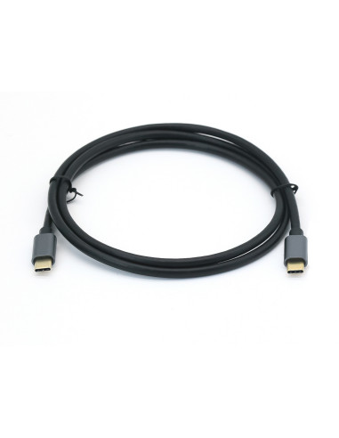 Equip 128354 Cable USB 3.2 Gen 2 C a C, M M, 1,0m, PD100W , 4K 60Hz, 10Gbps, Negro