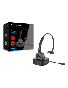 Conceptronic POLONA03BDA auricular y casco Auriculares Inalámbrico Diadema Oficina Centro de llamadas Bluetooth Base de carga 2