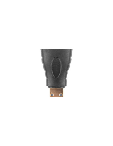 Lanberg AD-0037-BK cambiador de género para cable HDMI HDMI Mini-C Negro