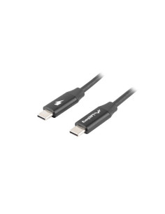 Lanberg CA-CMCM-40CU-0010-BK cable USB USB 2.0 1 m USB C Negro