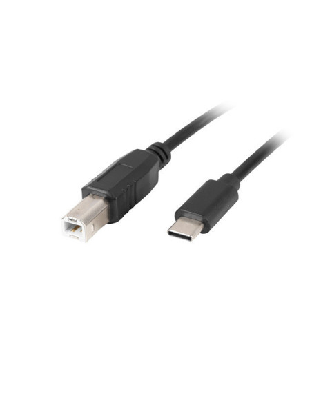 Lanberg CA-USBA-13CC-0018-BK cable USB USB 2.0 1,8 m USB B USB C Negro