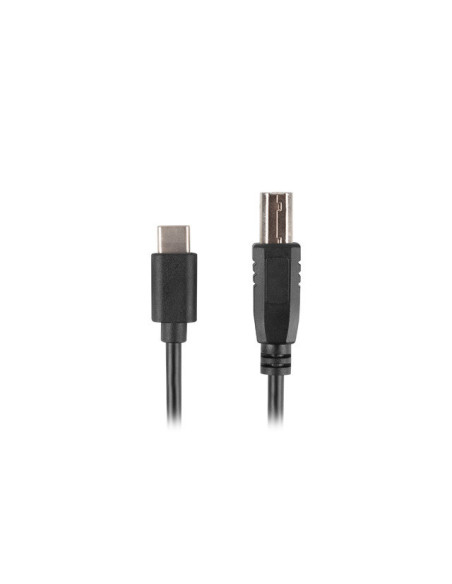 Lanberg CA-USBA-13CC-0018-BK cable USB USB 2.0 1,8 m USB B USB C Negro