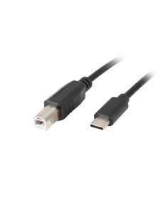 Lanberg CA-USBA-13CC-0030-BK cable USB USB 2.0 3 m USB B USB C Negro