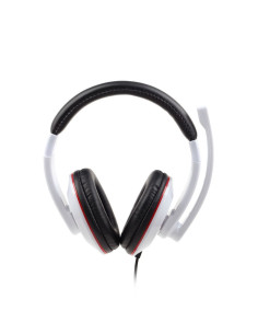 Gembird MHS-001-GW auricular y casco Auriculares Alámbrico Diadema Llamadas Música Blanco 2