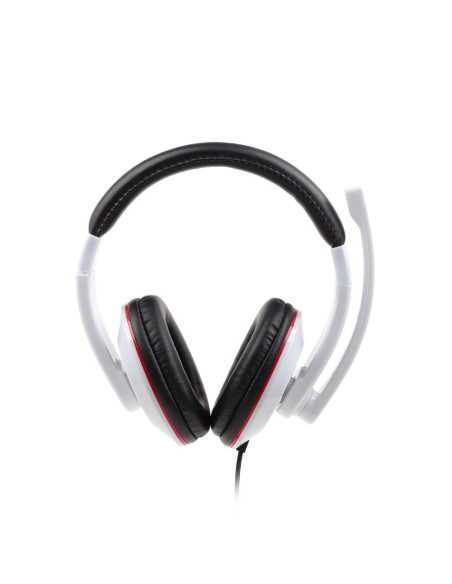 Gembird MHS-001-GW auricular y casco Auriculares Alámbrico Diadema Llamadas Música Blanco
