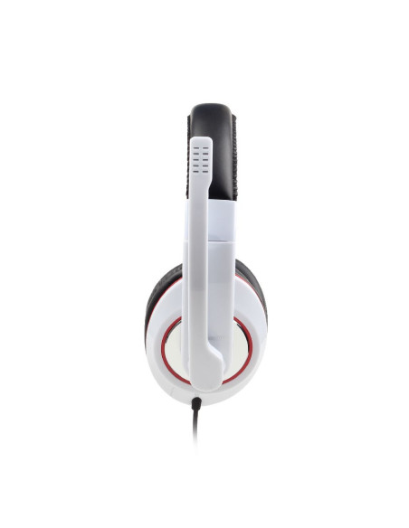 Gembird MHS-001-GW auricular y casco Auriculares Alámbrico Diadema Llamadas Música Blanco