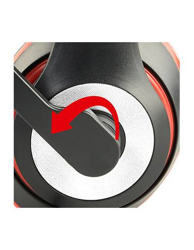 Gembird MHS-03-BKRD auricular y casco Auriculares Alámbrico Diadema Juego Negro, Rojo